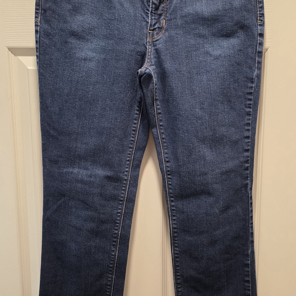Women's Straight Leg Jeans - Blue